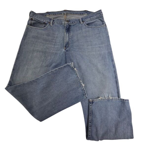 Polo Ralph Lauren Mens Denim Blue Jeans 40Wx30L Straight  Leg Medium Wash Mexico - Picture 6 of 15